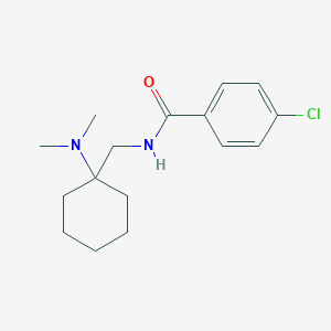 molecular formula C16H23ClN2O B162177 AH 8529 CAS No. 41805-00-9