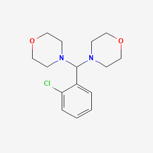 Morpholine, 4,4'-(o-chlorobenzylidene)di-