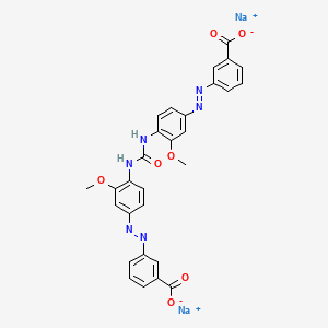 molecular formula C29H22N6Na2O7 B1621783 DIRECT YELLOW 49 CAS No. 6420-30-0