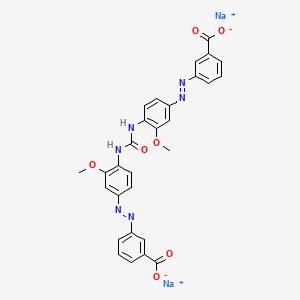 Disodium 3,3'-(carbonylbis(imino(3-methoxy-4,1-phenylene)azo))dibenzoate