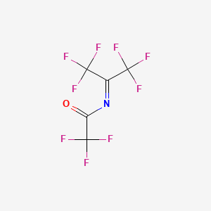 molecular formula C5F9NO B1621785 2,2,2-trifluoro-N-(1,1,1,3,3,3-hexafluoropropan-2-ylidene)acetamide CAS No. 52225-57-7