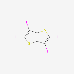 2,3,5,6-Tetraiodo-thieno[3,2-b]thiophene