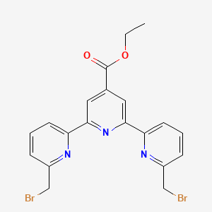 Ethyl 2,6-bis[6-(bromomethyl)pyridin-2-yl]pyridine-4-carboxylate