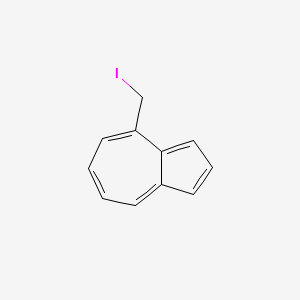 molecular formula C11H9I B1621795 Azulene, 4-(iodomethyl)- CAS No. 94771-39-8