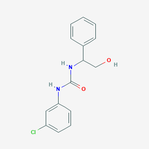 N-(3-chlorophenyl)-N'-(2-hydroxy-1-phenylethyl)urea