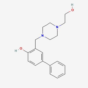 4-(2-Hydroxy-5-phenylbenzyl)-1-piperazineethanol