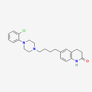 2(1H)-Quinolinone, 3,4-dihydro-6-(4-(4-(2-chlorophenyl)-1-piperazinyl)butyl)-