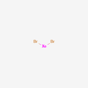 molecular formula Br2Xe B1621825 Xenon bromide (XeBr2) CAS No. 73378-57-1