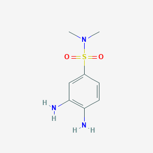 molecular formula C8H13N3O2S B1621828 3,4-diamino-N,N-dimethylbenzenesulfonamide CAS No. 57824-30-3