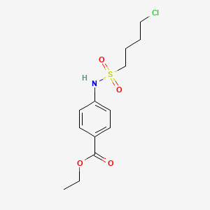 molecular formula C13H18ClNO4S B1621838 Ethyl 4-([(4-Chlorobutyl)Sulfonyl]Amino)Benzoate CAS No. 219793-79-0