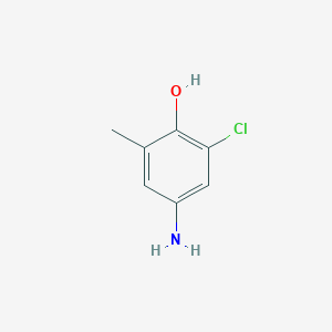 molecular formula C7H8ClNO B1621842 4-Amino-2-chloro-6-methylphenol CAS No. 55411-44-4