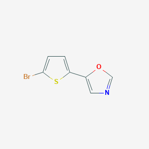 molecular formula C7H4BrNOS B1621843 5-(5-Bromo-2-thienyl)-1,3-oxazole CAS No. 321309-25-5