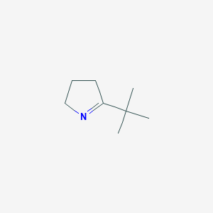 molecular formula C8H15N B1621846 5-tert-butyl-3,4-dihydro-2H-pyrrole CAS No. 51269-70-6