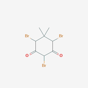 molecular formula C8H9Br3O2 B1621849 2,4,6-Tribromo-5,5-dimethylcyclohexane-1,3-dione CAS No. 21428-76-2