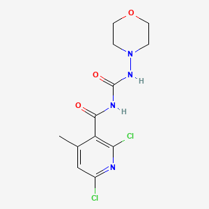 N-[(2,6-dichloro-4-methyl-3-pyridyl)carbonyl]-N'-morpholinourea