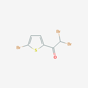 2,2-Dibromo-1-(5-bromo-2-thienyl)ethan-1-one