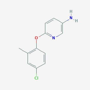 molecular formula C12H11ClN2O B1621879 6-(4-Chloro-2-methylphenoxy)pyridin-3-amine CAS No. 219865-94-8