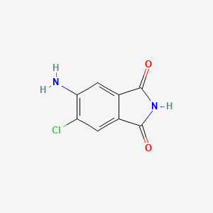 B1621880 5-Amino-6-chloroisoindoline-1,3-dione CAS No. 5566-48-3