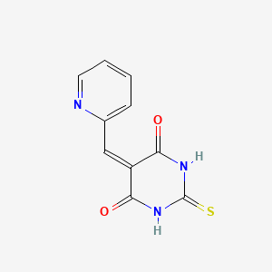 molecular formula C10H7N3O2S B1621882 5-(2-Pyridylmethylene)-2-thiobarbituric acid CAS No. 73664-50-3
