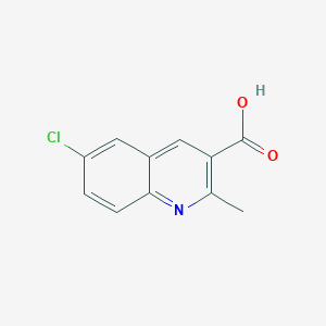 molecular formula C11H8ClNO2 B1621895 6-Chloro-2-methylquinoline-3-carboxylic acid CAS No. 92513-40-1