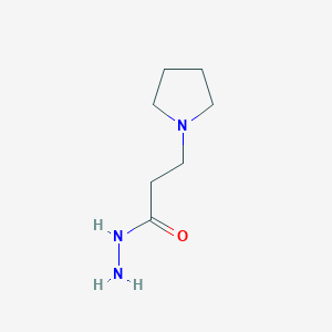 molecular formula C7H15N3O B1621896 3-(Pyrrolidin-1-yl)propanehydrazide CAS No. 59737-32-5