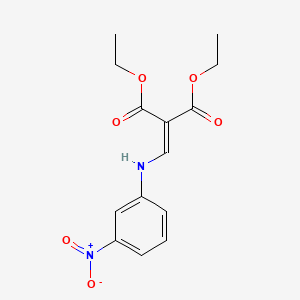 molecular formula C14H16N2O6 B1621898 Diethyl (3-nitrophenylaminomethylene)malonate CAS No. 40107-10-6