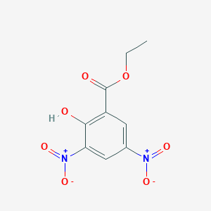 molecular formula C9H8N2O7 B1621904 Ethyl 2-hydroxy-3,5-dinitrobenzoate CAS No. 22557-74-0