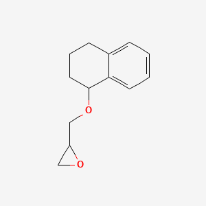 molecular formula C13H16O2 B1621908 2-[(1,2,3,4-Tetrahydronaphthalen-1-yloxy)methyl]oxirane CAS No. 80910-10-7