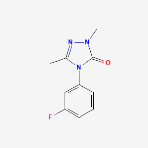 4-(3-Fluorophenyl)-1,3-dimethyl-1H-1,2,4-triazol-5(4H)-one