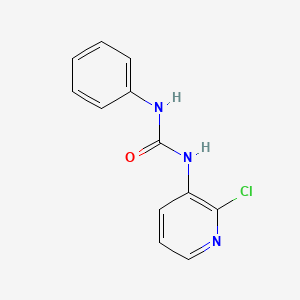 molecular formula C12H10ClN3O B1621917 Urea, N-(2-chloro-3-pyridinyl)-N'-phenyl- CAS No. 61964-07-6