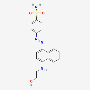 P-[[4-[(2-Hydroxyethyl)amino]-1-naphthyl]azo]benzenesulphonamide