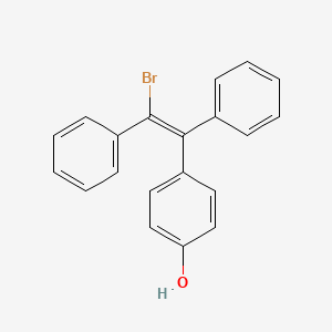 (E)-4-(2-Bromo-1,2-diphenylethenyl)phenol