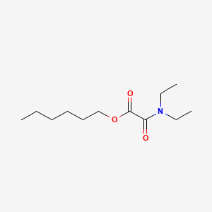 molecular formula C12H23NO3 B1621964 Hexyl (diethylamino)oxoacetate CAS No. 60254-65-1