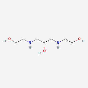 molecular formula C7H18N2O3 B1621965 1,3-bis(2-hydroxyethylamino)propan-2-ol CAS No. 42711-84-2