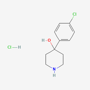 4-Piperidinol, 4-(4-chlorophenyl)-, hydrochloride