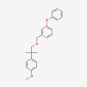 Benzene, 1-((2-(4-methoxyphenyl)-2-methylpropoxy)methyl)-3-phenoxy-