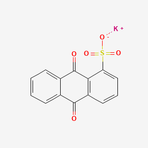 molecular formula C14H8KO5S B1621980 Potassium 9,10-dihydro-9,10-dioxoanthracene-1-sulphonate CAS No. 30845-78-4