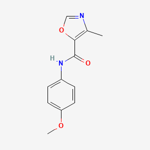 molecular formula C12H12N2O3 B1621982 N-(4-Methoxyphenyl)-4-methyloxazole-5-carboxamide CAS No. 847399-76-2