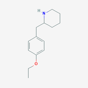 molecular formula C14H21NO B1621991 2-(4-Ethoxy-benzyl)-piperidine CAS No. 383128-59-4
