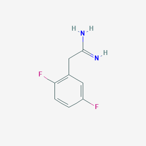 B1621995 2-(2,5-Difluorophenyl)ethanimidamide CAS No. 885965-83-3