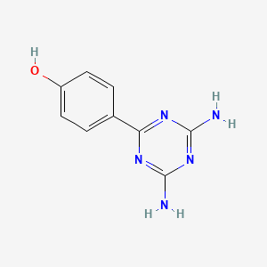 4-(4,6-Diamino-1,3,5-triazin-2-YL)phenol