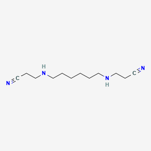 molecular formula C12H22N4 B1622000 3-[6-(2-Cyano-ethylamino)-hexylamino]-propionitrile CAS No. 2004-62-8