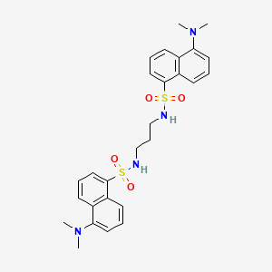 molecular formula C27H32N4O4S2 B1622001 Didansyl-1,3-diaminopropane CAS No. 64144-62-3