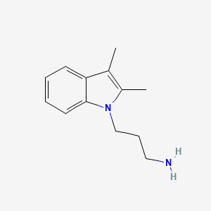 3-(2,3-Dimethylindol-1-yl)propan-1-amine