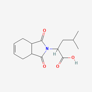 2-(1,3-Dioxo-1,3,3a,4,7,7a-hexahydro-isoindol-2-yl)-4-methyl-pentanoic acid
