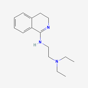 molecular formula C15H23N3 B1622017 Iquindamine CAS No. 55299-11-1