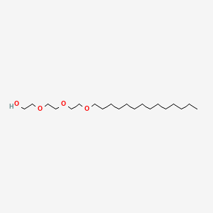 molecular formula C20H42O4 B1622018 Ethanol, 2-(2-(2-(tetradecyloxy)ethoxy)ethoxy)- CAS No. 26826-30-2