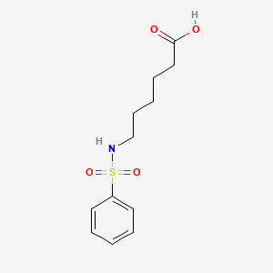 6-((Phenylsulphonyl)amino)hexanoic acid
