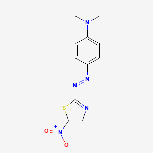 N,N-Dimethyl-4-((5-nitrothiazol-2-yl)azo)aniline