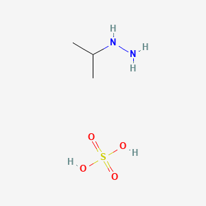 molecular formula C3H12N2O4S B1622030 Isopropylhydrazine sulphate CAS No. 68143-29-3